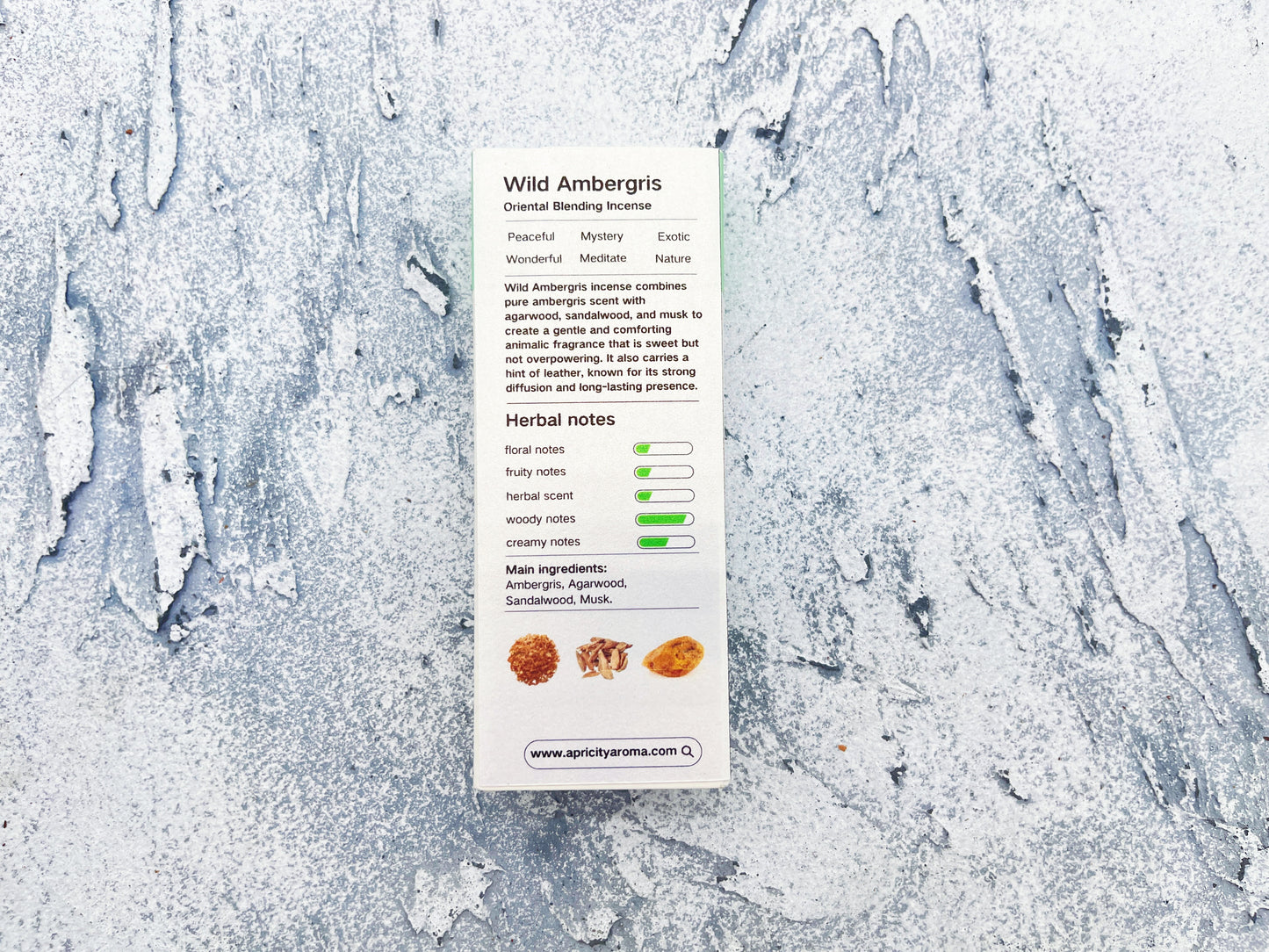 Wild Ambergris Incense Sticks