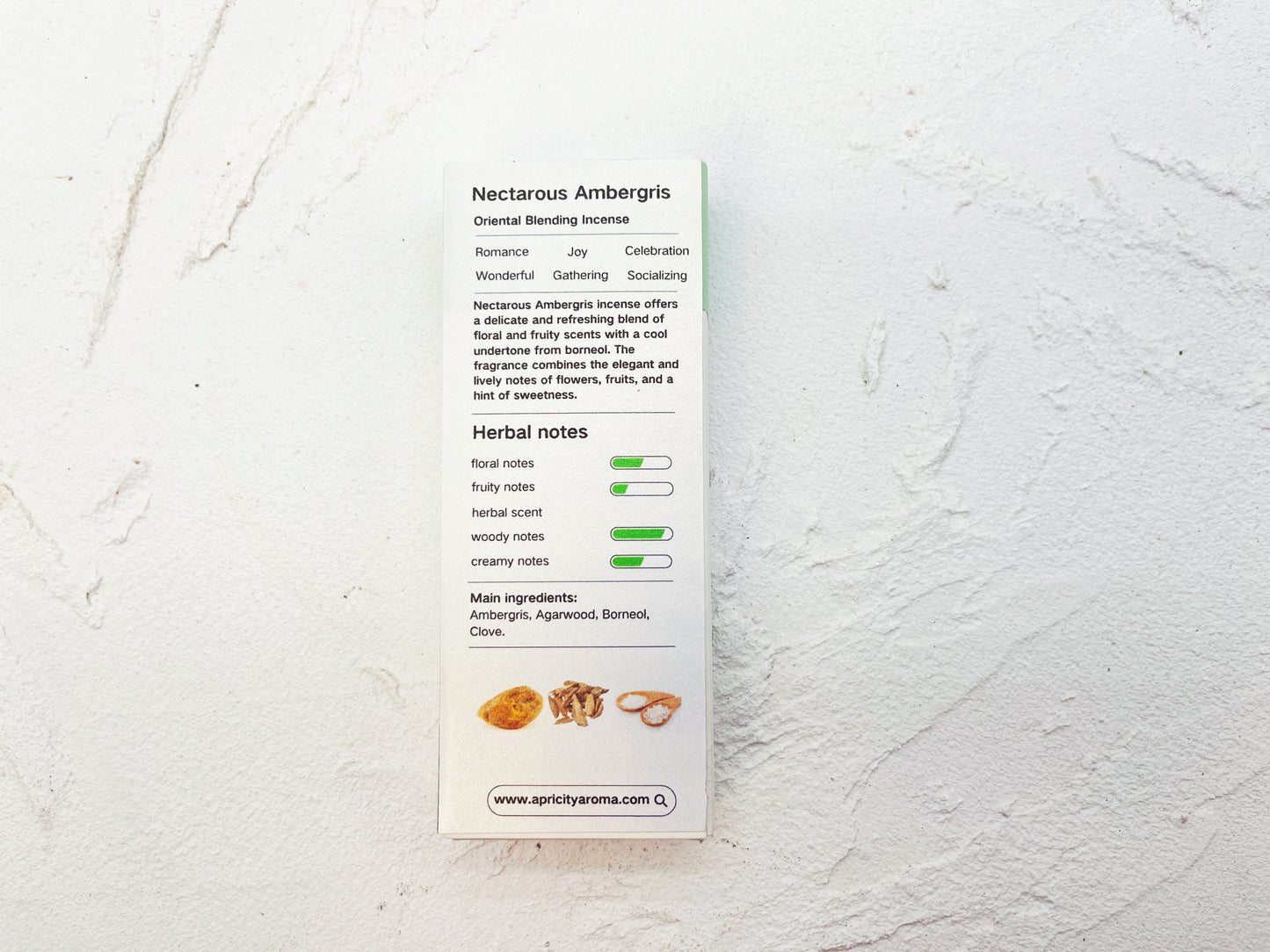 Nectarous Ambergris Incense Sticks