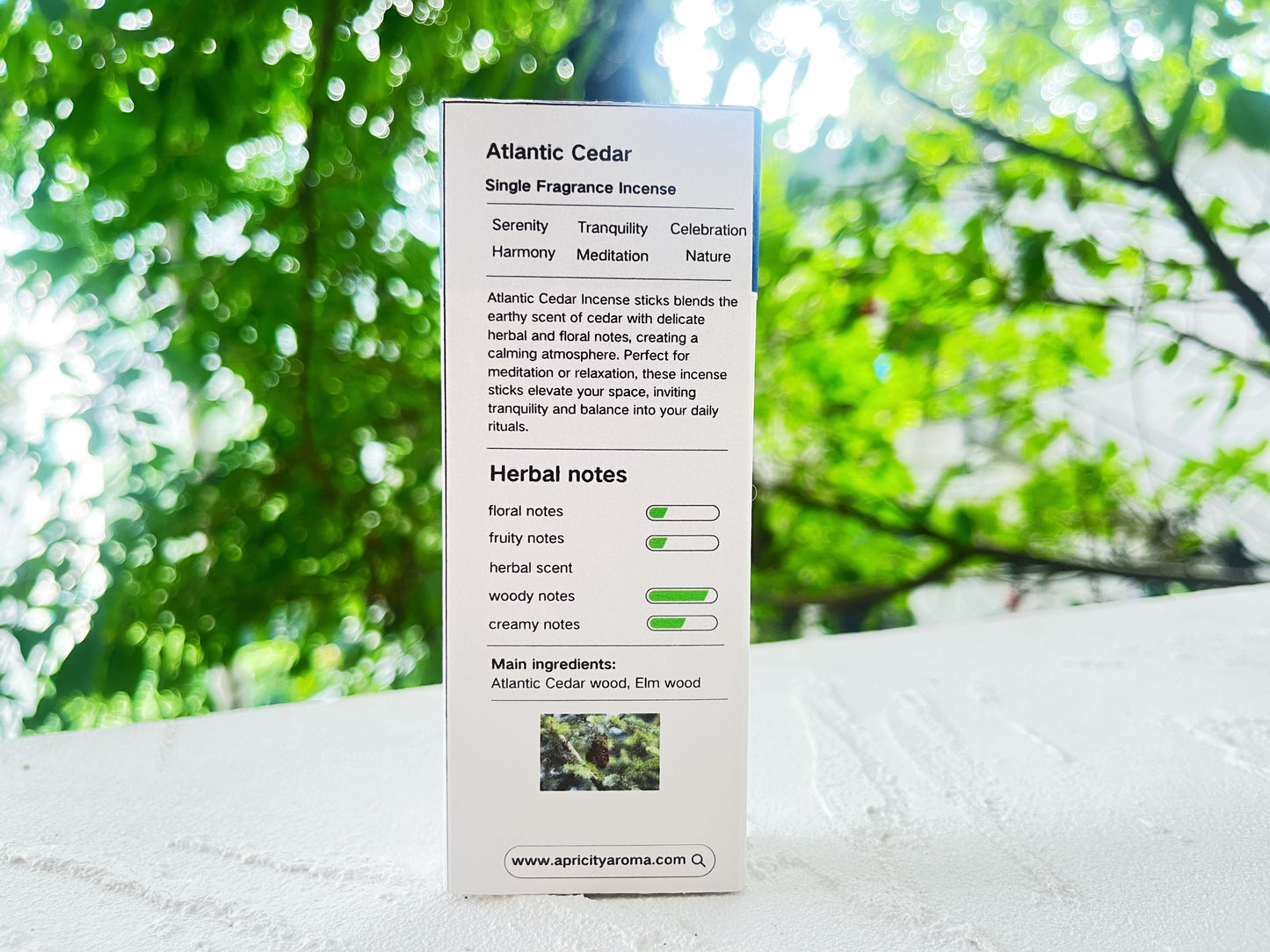 Atlantic Cedar Incense Sticks