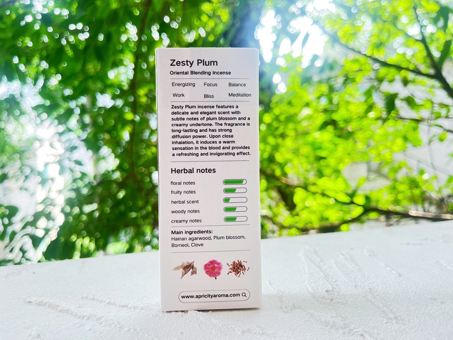 Zesty Plum Incense Sticks