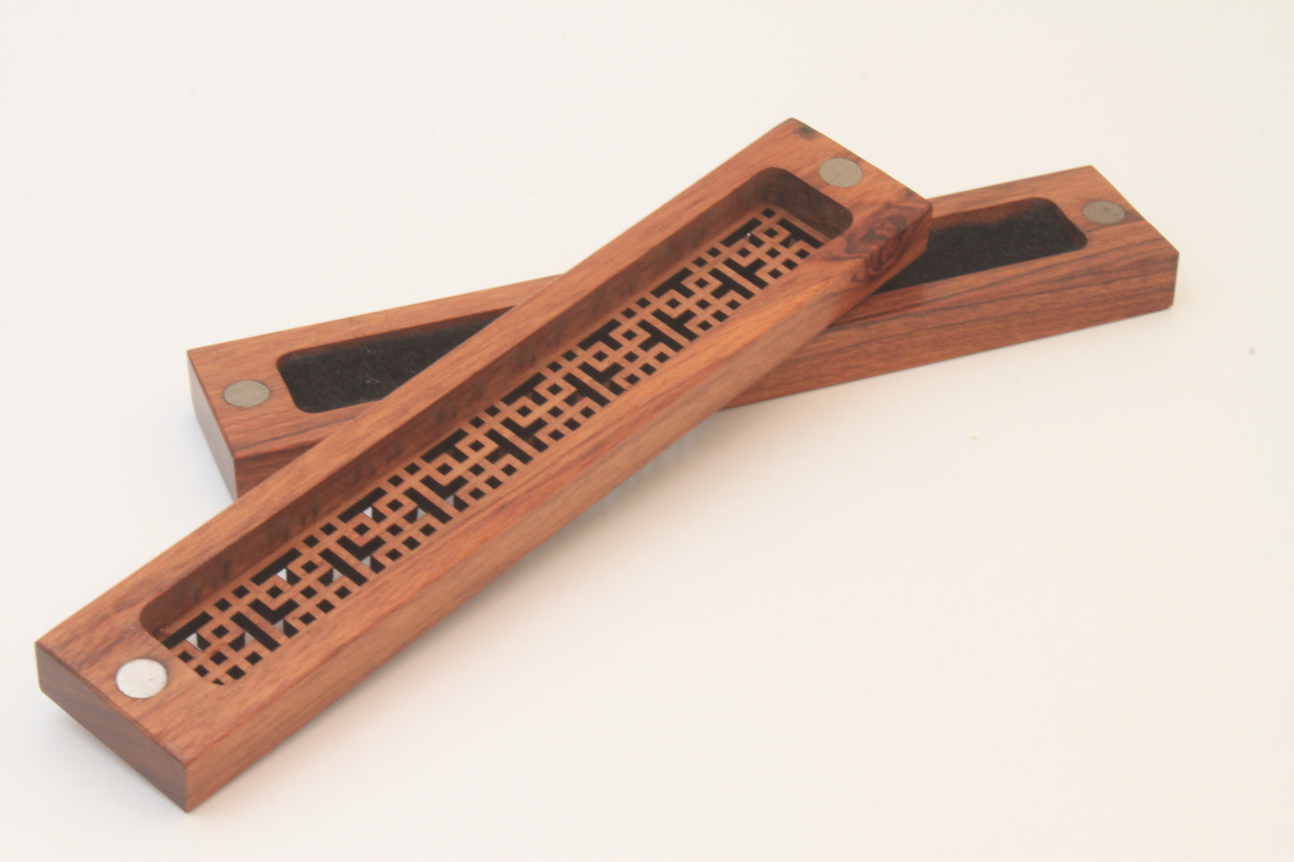 Horizontal Line Incense Wood Box