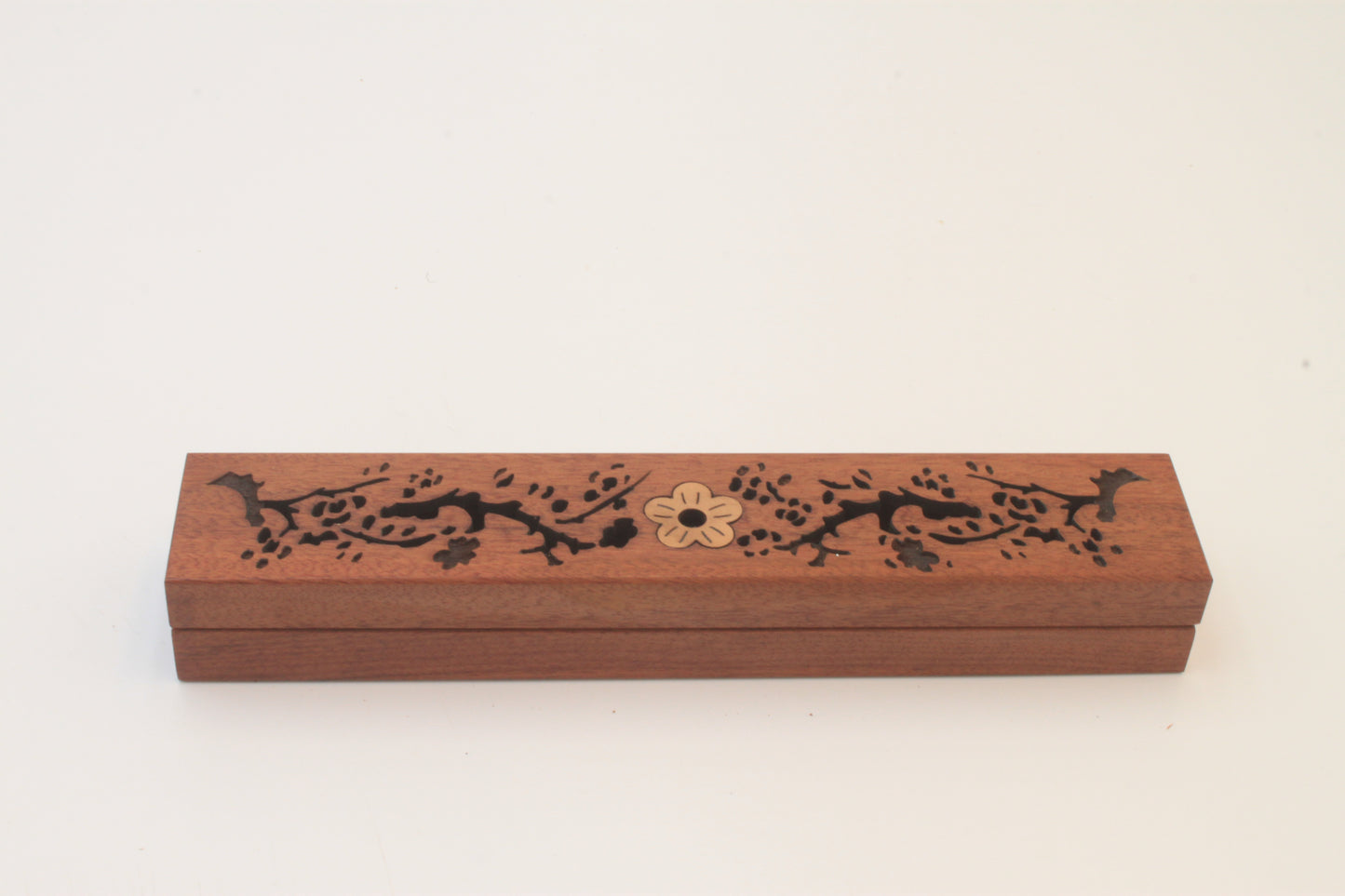 Horizontal Line Incense Wood Box