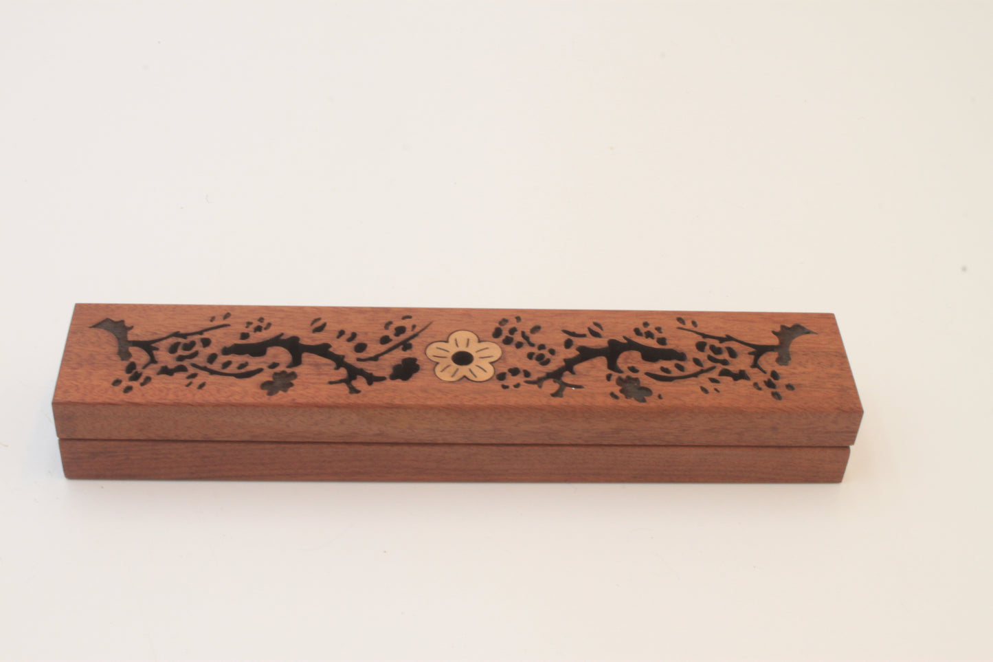 Horizontal Line Incense Wood Box