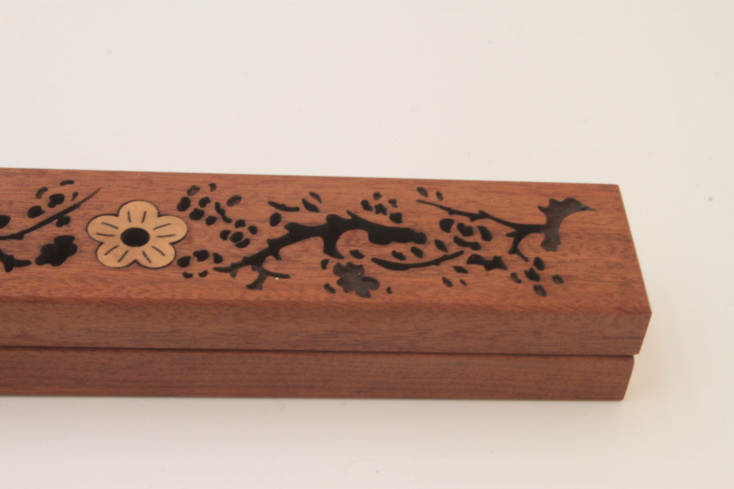 Horizontal Line Incense Wood Box
