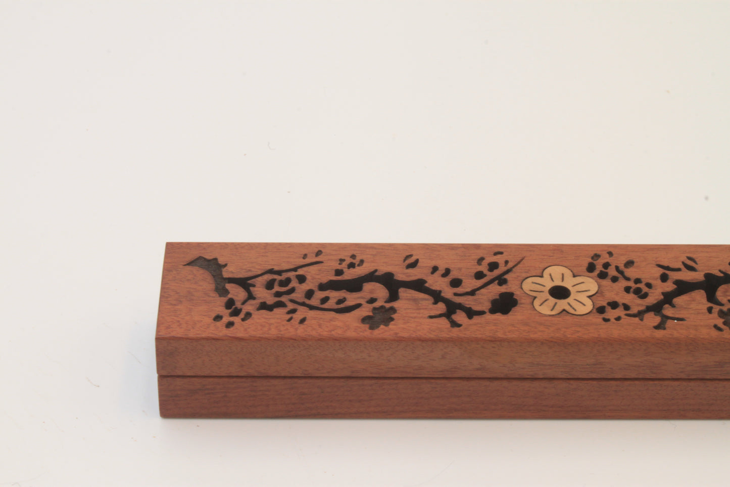 Horizontal Line Incense Wood Box