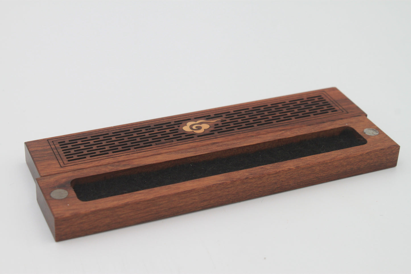 Horizontal Line Incense Wood Box