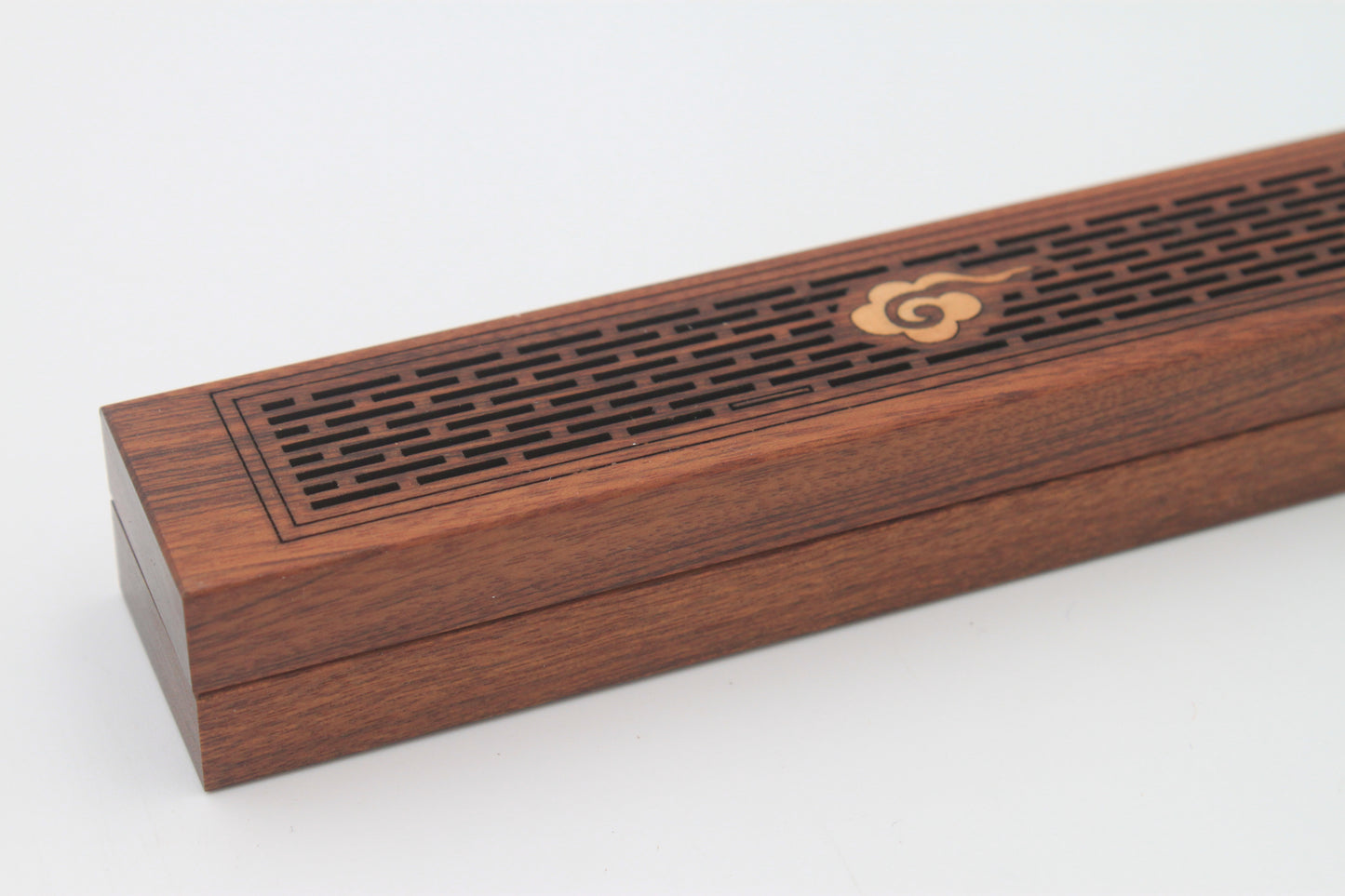 Horizontal Line Incense Wood Box