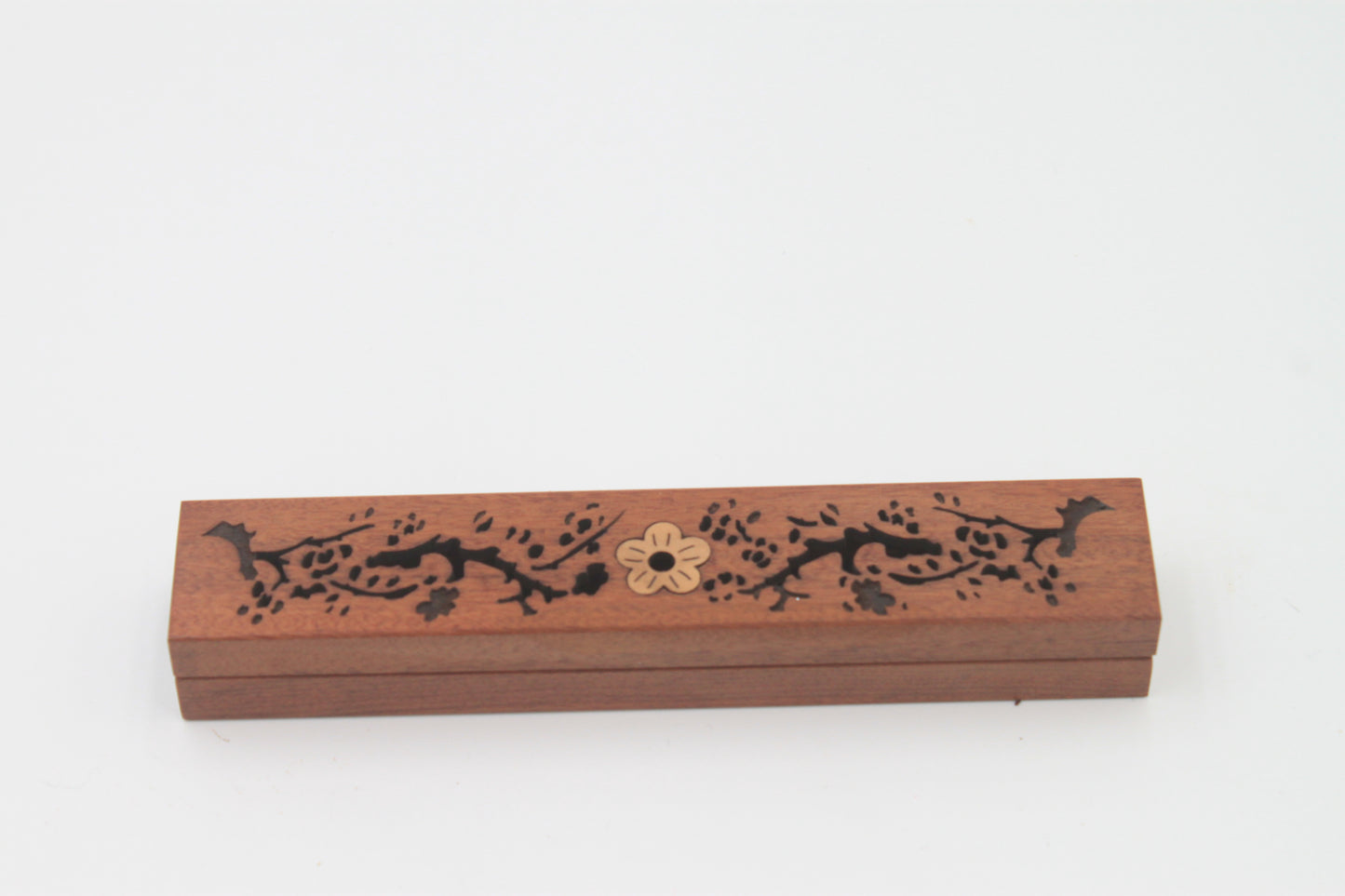 Horizontal Line Incense Wood Box
