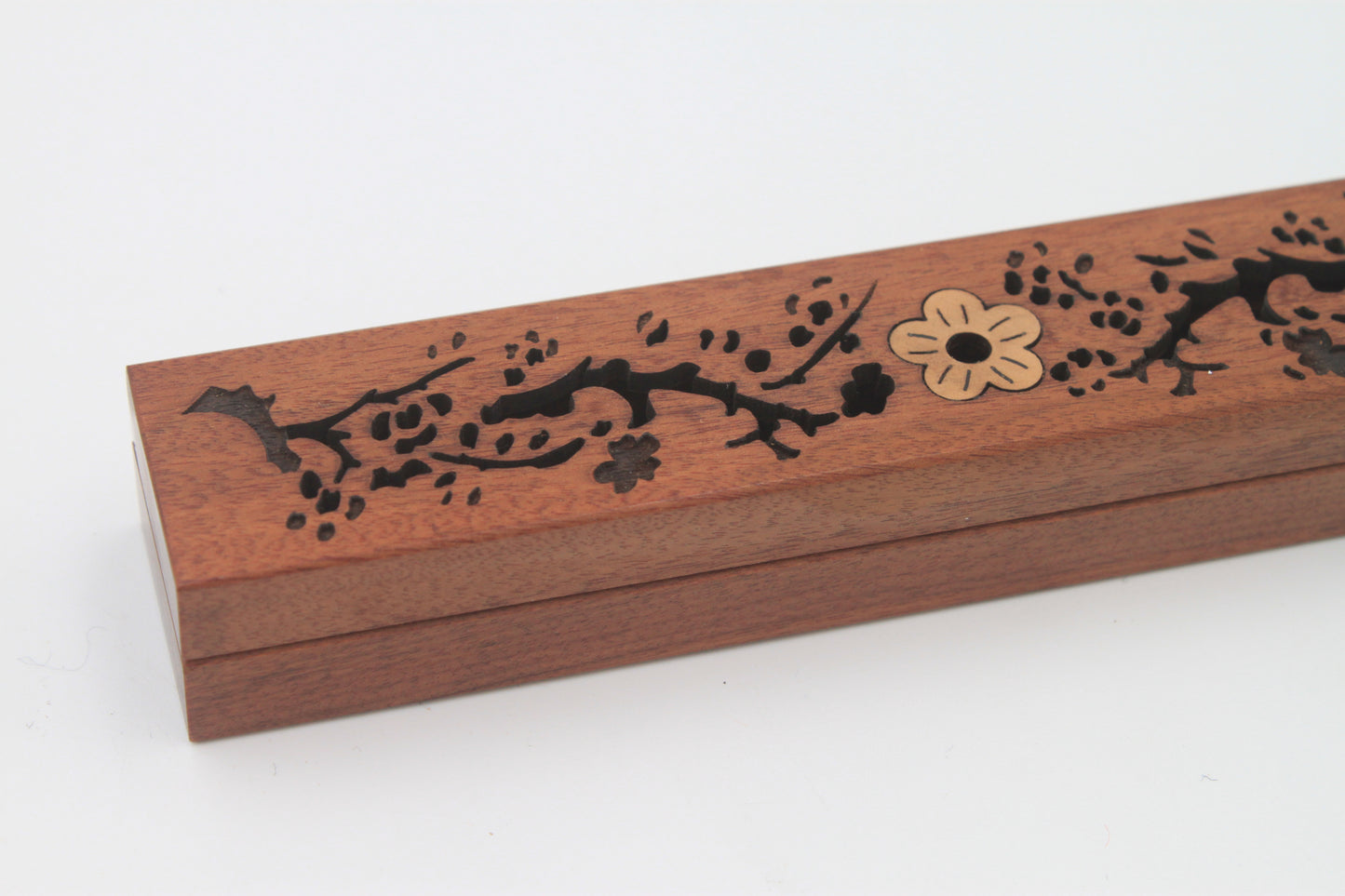 Horizontal Line Incense Wood Box