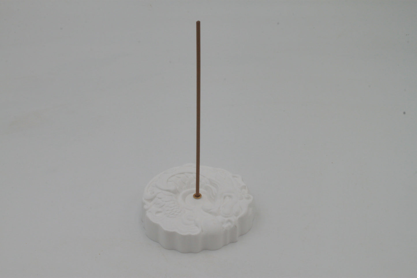 Plaster incense holder