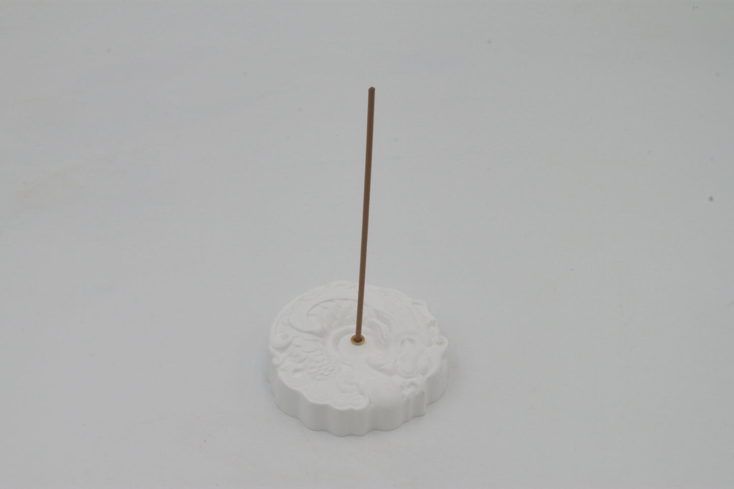 Plaster incense holder