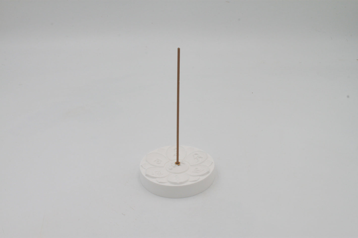 Plaster incense holder