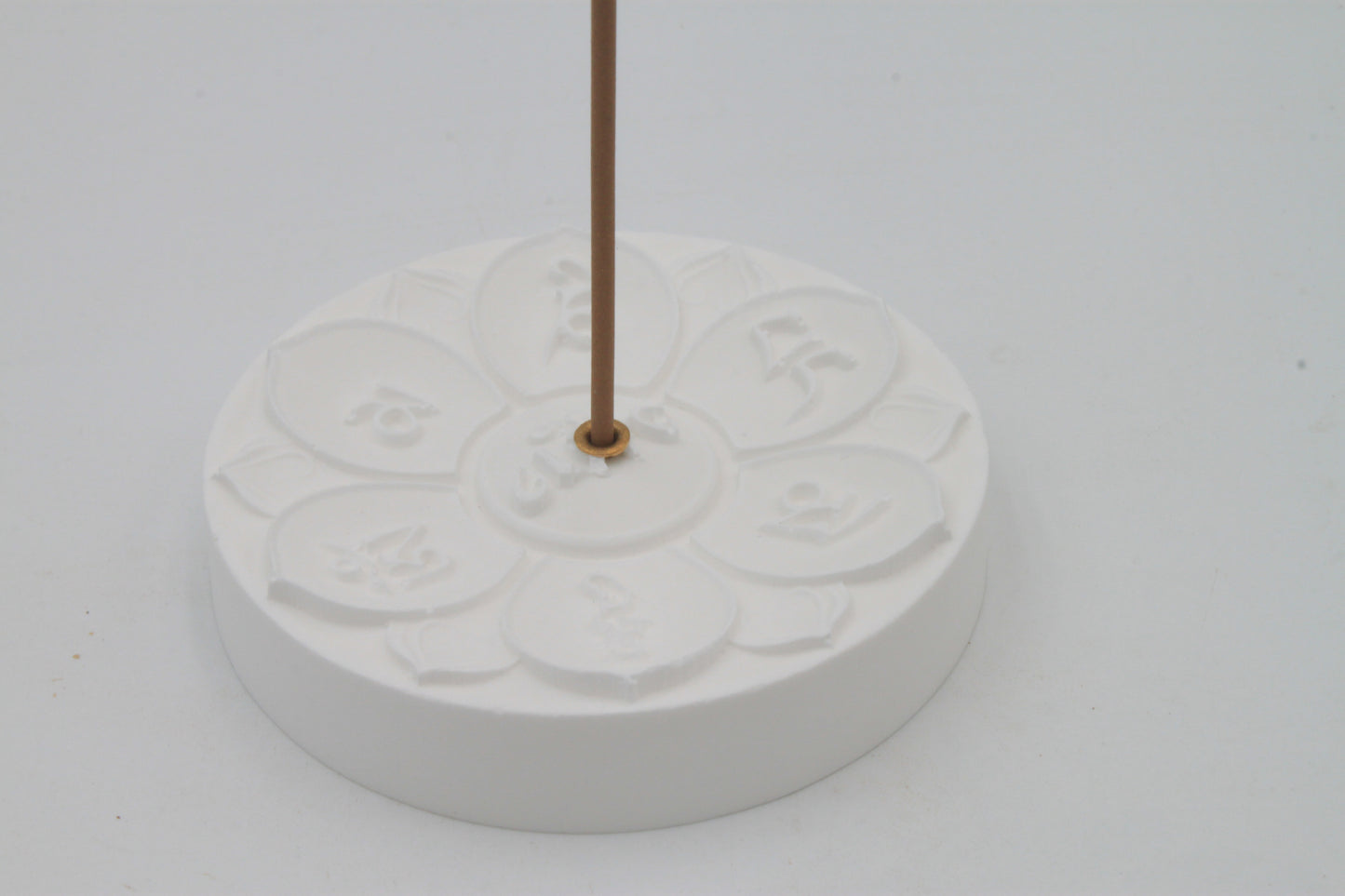 Plaster incense holder